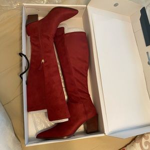 Nine West Red Boots